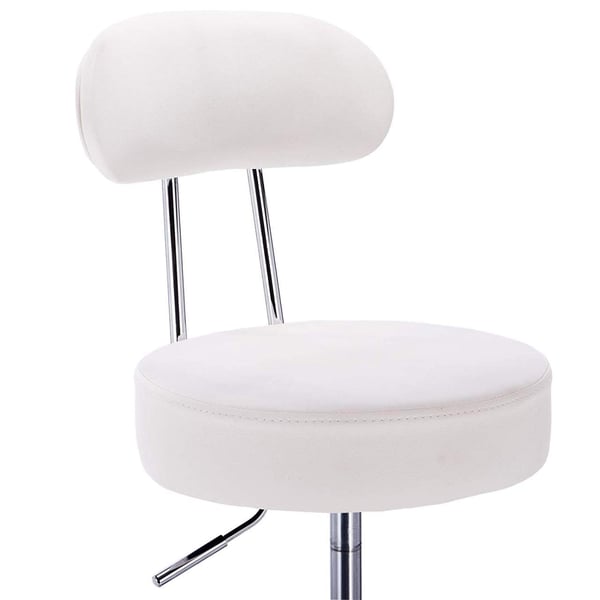 Rootz Arbejdstaburet BH34 - Rulleskammel - Kontorstol - Ergonomisk design - Justerbar højde - Holdbar konstruktion - 75cm x 35cm x 87cm