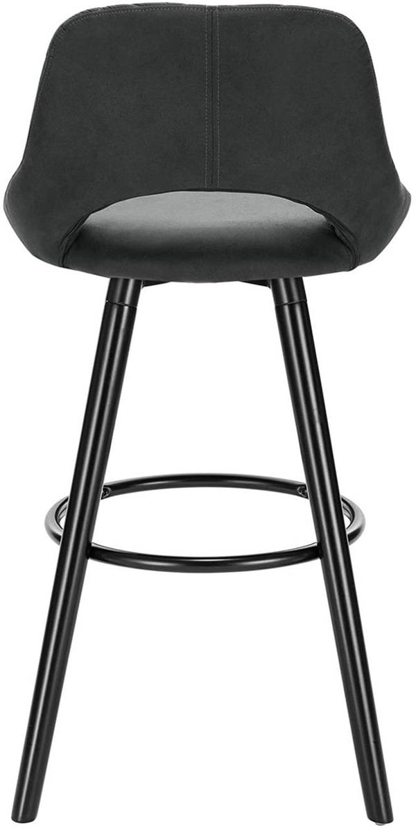 Rootz Scandinavian Barstol - Bordskammel - Høj stol - Ergonomisk design - Robust bøgetræ - Stilfuldt moderne look - 91cm x 43cm x 43cm