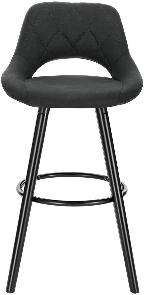 Rootz Scandinavian Barstol - Bordskammel - Høj stol - Ergonomisk design - Robust bøgetræ - Stilfuldt moderne look - 91cm x 43cm x 43cm