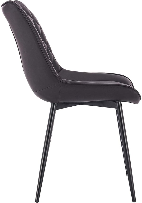 Rootz Moderne spisestuestole - Køkkenstole - Accentstole - Ergonomisk komfort - Holdbar konstruktion - Nem montering - 46 x 40,5 cm Sædestørrelse