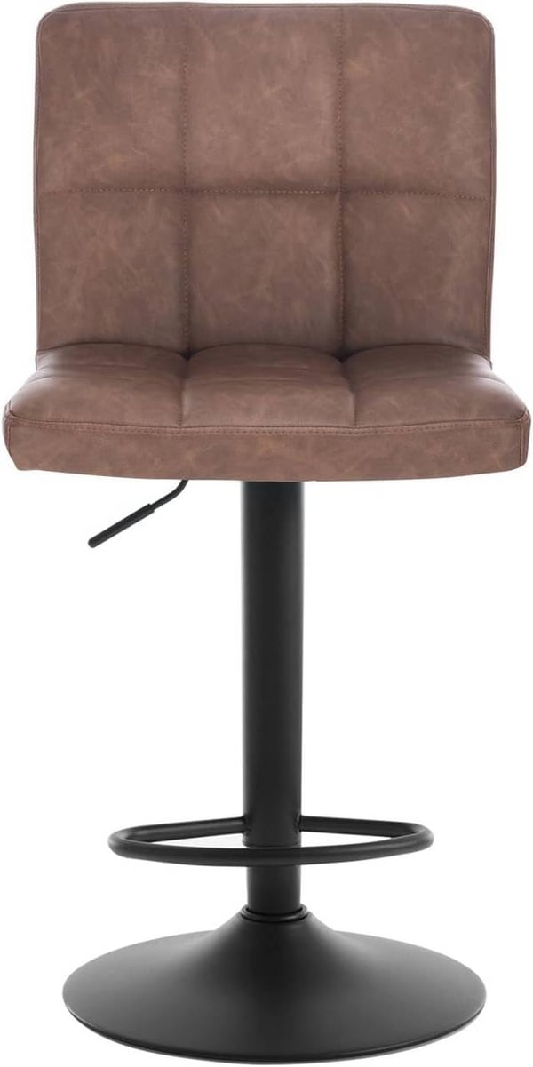 Rootz Barstol - Justerbar bordstol - Drejelig barstol - Ergonomisk design - Holdbar konstruktion - Nem montering - 44cm x 38cm x 92-114cm