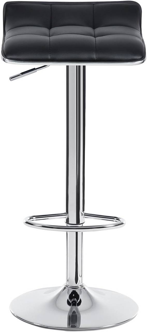 Rootz Barstol - Justerbar bordstol - Drejelig barstol - Ergonomisk design - Holdbar konstruktion - Sikkerhedsforbedret - 38 cm x 40 cm x 64-86 cm Just