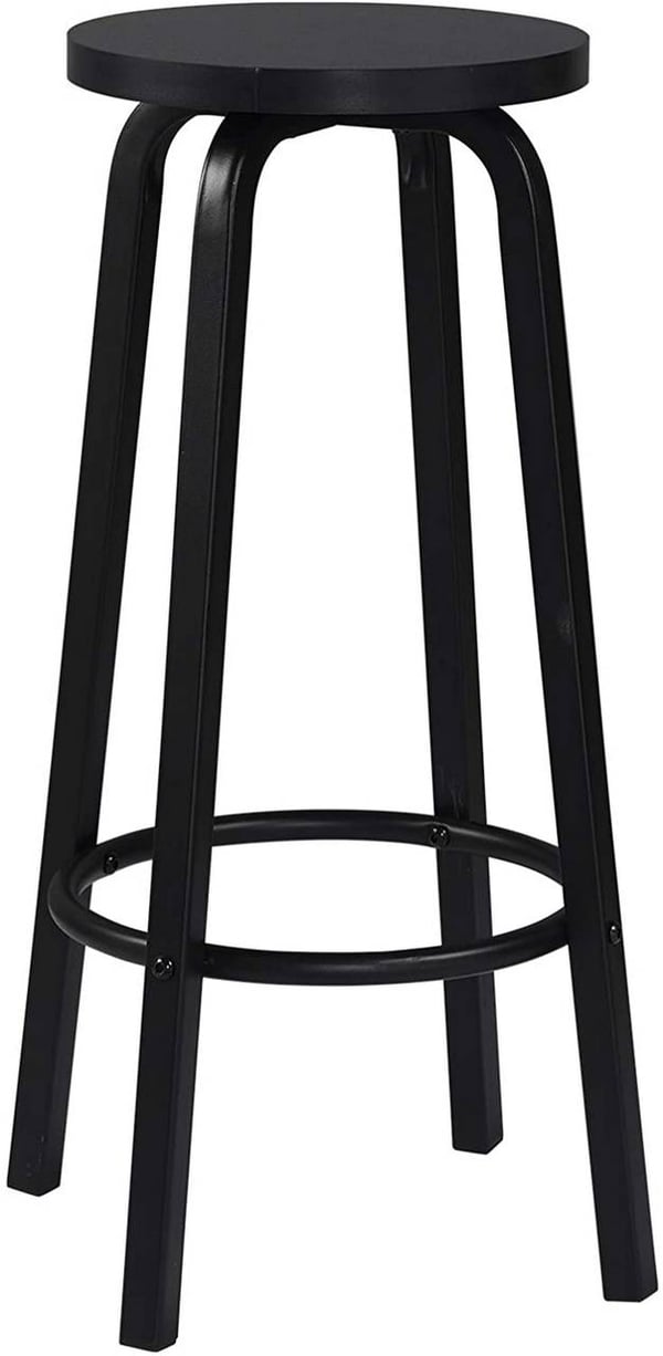 Rootz Modern barstol - skammel i skandinavisk stil - skammel i industrielt design - Komfortable siddepladser - Forbedret stabilitet - Pladsbesparende