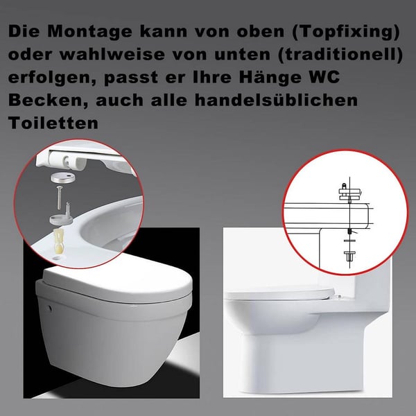 Rootz Premium WC-istuin integroidulla lastenistuimella - Perhe-wc-istuin - Taaperoiden harjoitusistuin - Soft Close -mekanismi - Helppo puhdistaa - Pi
