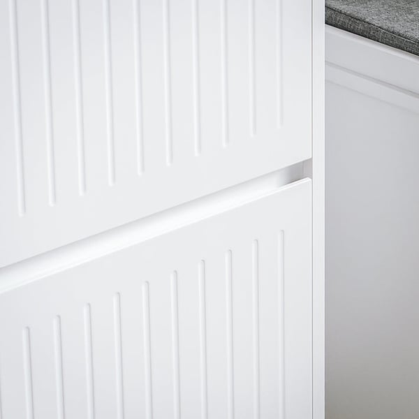 Rootz skovipperskab - Skostativ - Skoopbevaringsorganisator - Alsidig opbevaring - Nem montering - Holdbart MDF-materiale - 61 cm x 100 cm x 26 cm