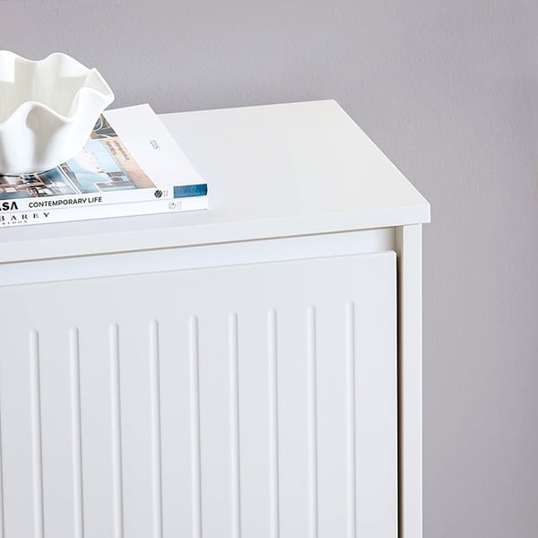 Rootz Justerbart Skoskab - Skovipper - Skostativ - Alsidig opbevaring - Justerbare rum - MDF-konstruktion - 61cm x 81cm x 26cm