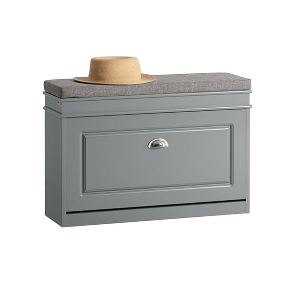 Rootz skoskab med polstret sæde - Skobænk - Skobeholder - Alsidig opbevaring - Komfortable siddepladser - Nem montering - 75 cm x 51 cm x 24 cm