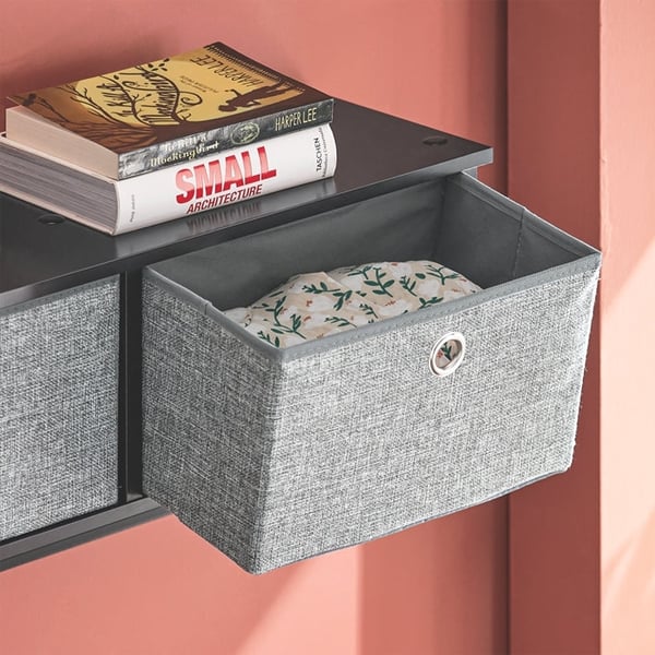 Rootz vægknagerække med opbevaring - Nøgleorganisator - Entréhylde - FSC-certificeret - 100x30x20 cm - Miljøvenlig honeycomb-emballage