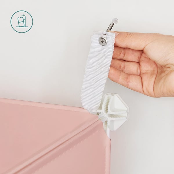 Rootz Pink 16 Cube Opbevaringsorganisator - DIY skabsorganisering - Modulopbevaringssystem - PP plastpaneler - Metalramme - ABS plastikforbindelser -