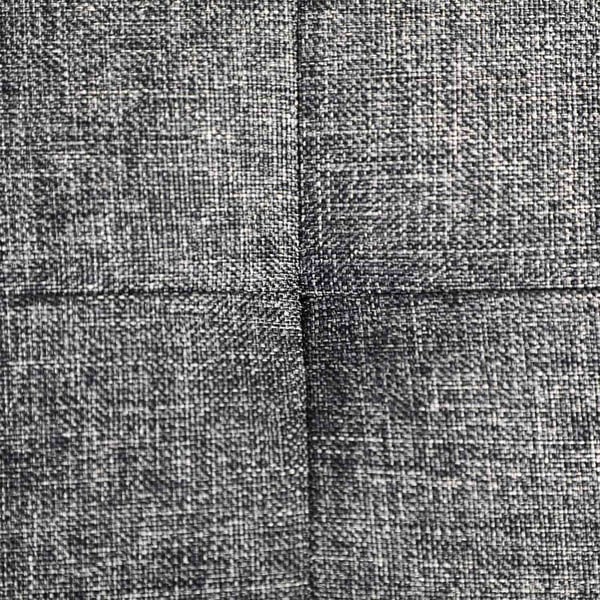 Rootz 80L opbevaringsboksbænk - osmannisk - sæde - imiteret linnedbetræk - MDF-plade - 76 cm x 38 cm x 38 cm