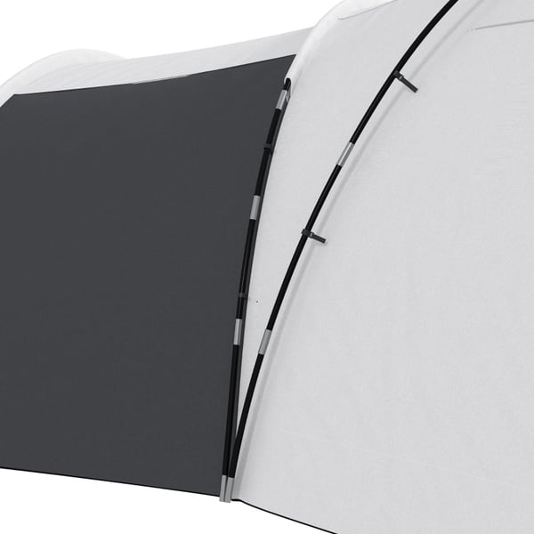 Rootz Campingtelt - Tunneltelt - Familietelt - Rummeligt - Holdbart - Vandtæt - 220L x 188W x 150H cm (soveværelse), 495L x 415W cm (Stue)