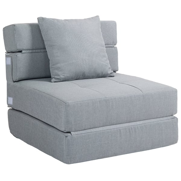 Rootz afslapningsstol med sengefunktion - Sovesofa - Konvertibel stol - Ultimativ komfort - Alsidigt design - Nem vedligeholdelse - 70L x 70W x 61H cm