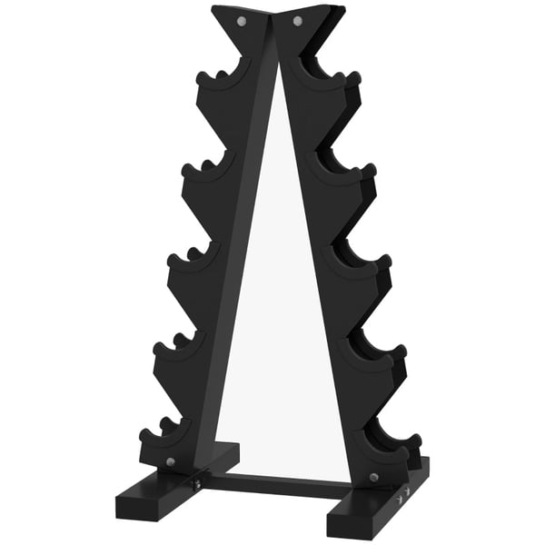 Rootz SPORTNOW Håndvægtstativ - Vægtstativ - Håndvægtsholder - Pladsbesparende design - Holdbar konstruktion - Beskyttende egenskaber - 35cm x 33cm x