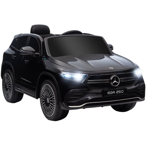 Rootz elektrisk børnebil - Licenseret Mercedes-Benz EQA - Ride-On-bil til børn - Musik & forlygter - Forældrefjernbetjening - 111,5 cm x 69 cm x 52,5