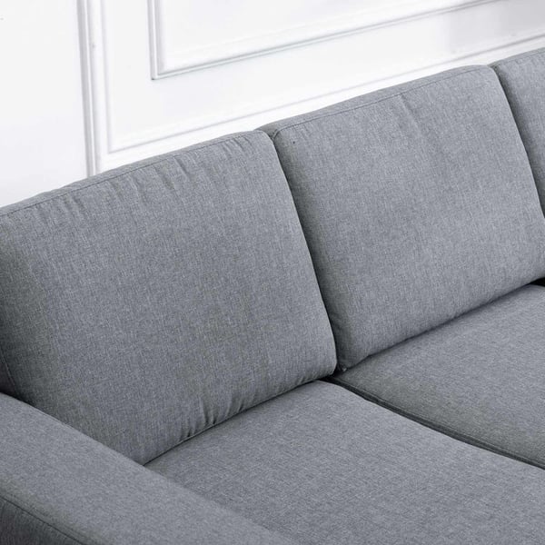 Rootz Sofa - 3-personers sofa - Polstret - Lounge Sofa - Armlæn - Kompakt - Metal - Aftagelige pudebetræk