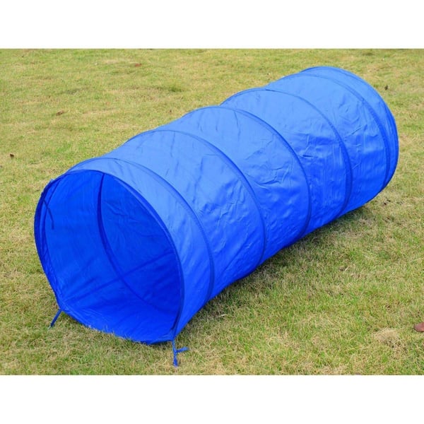 Rootz Dog Agility Tunnel - Gul, Blå - Pe, Polyester - 58,26 cm x 60 cm x cm