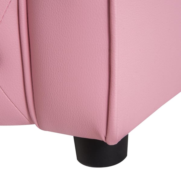 Rootz børnebænk - Pink - Pvc, svamp - 23,23 cm x 16,34 cm x 19,29 cm