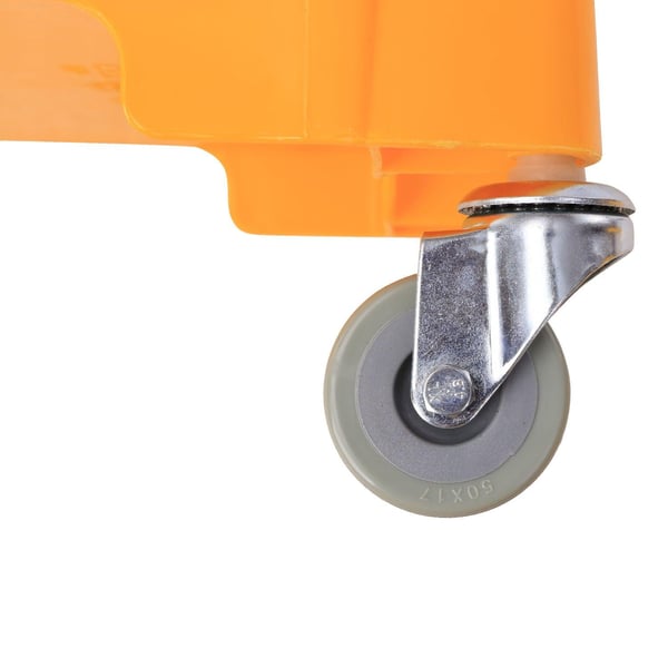 Rootz Rengøringsvogn - Gul - Plast, Metal - 24,8 cm x 10,63 cm x 26,38 cm