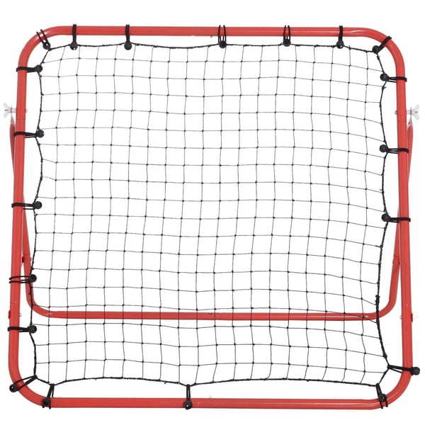 Rootz Football Rebounder - punainen, musta - kangas, metalli - 37,79 cm x 31,49 cm x 37,79 cm