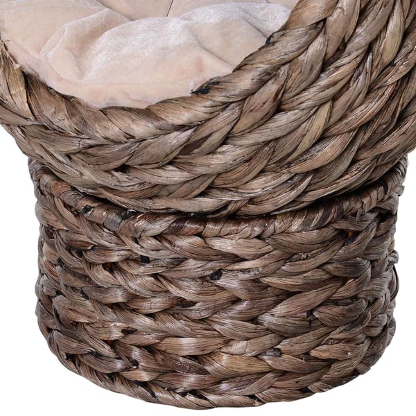 Rootz katteseng - brun, hvid - jern, bomuld, flannel - 16,53 cm x 12,99 cm x 20,47 cm