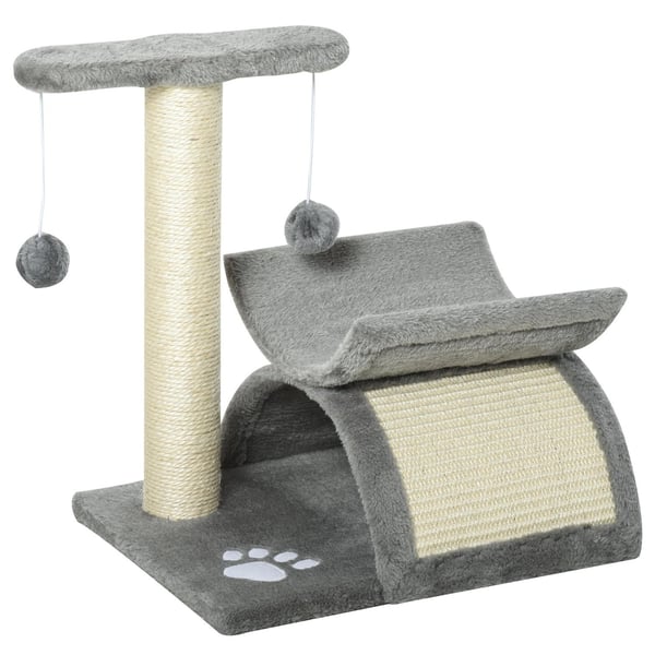 Rootz Kradsestolpe - Legetræ - Spånplade - Lysegrå - 40 x 30 x 43 cm