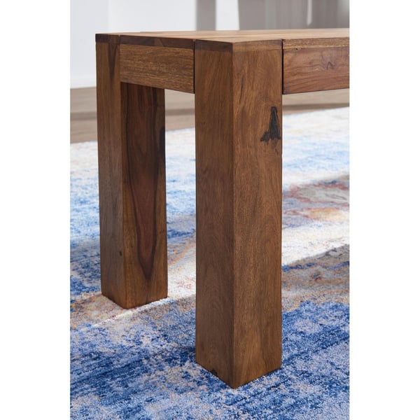 Rootz spisestuebænk - massivt træ - - spisestuebænk - 160 x 35 cm - brun