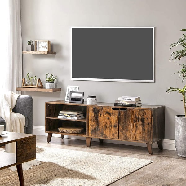 Rootz Big Oaks 2 TV-skab - TV-møbler Industriel - TV-bord Retro - Industriel - Brun - 140 x 40 x 45 cm