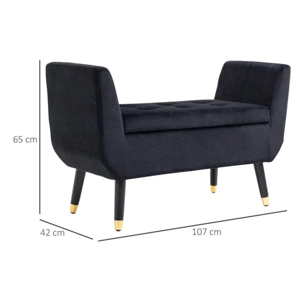 Rootz bænksæde - luksus bænk - bænk - 107 cm x 42 cm x 65 cm
