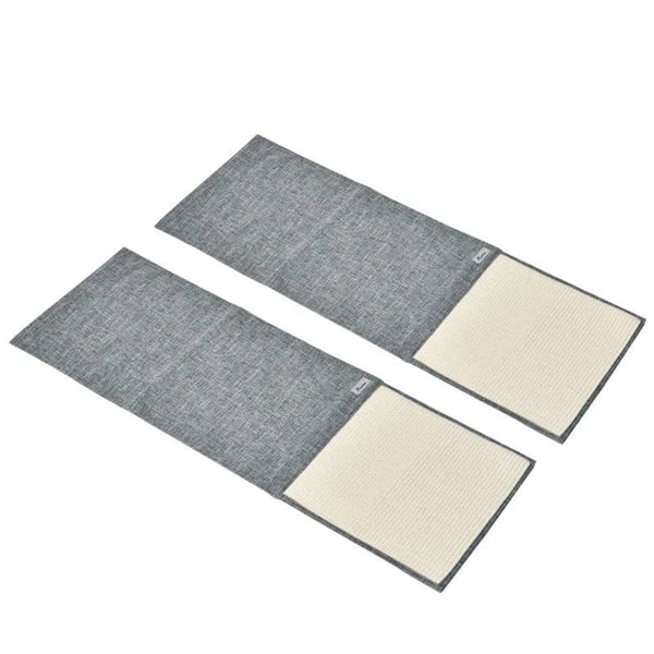 Rootz Ridsemåtte - Ridsebeskyttelse Sofa Sisal Ridsetæppe Til Kat - Lænestolssofa - Katte Ridsemåtte - Grå - 130 x 45 x 0,3 cm