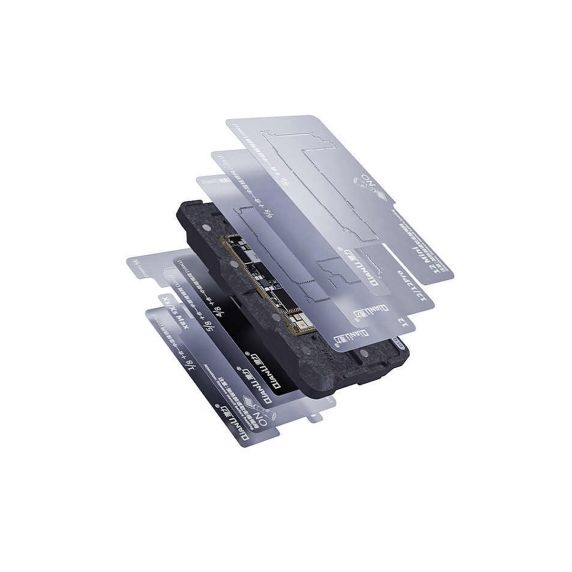 10-i-1 Reballing Plattform Mellersta Ram - iPhone X - 12 Pro Max