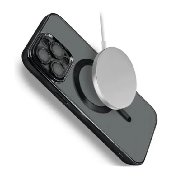 Luxury Mobilskal med Magsafe iPhone 15 Pro Max - Svart