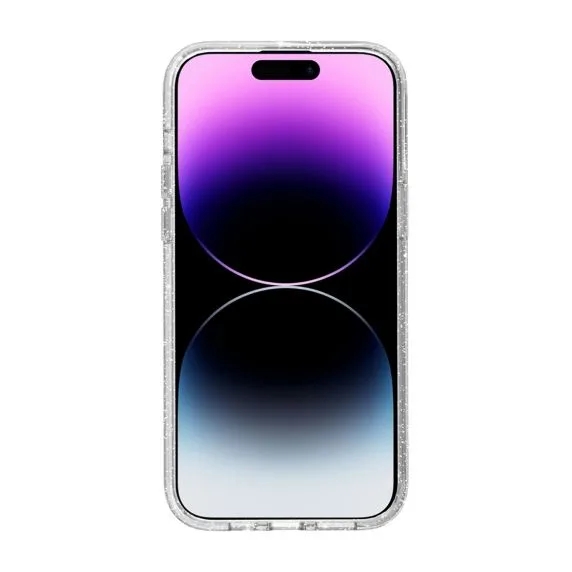 iPhone 15 Pro Max Mobilskal Glitter Magsafe - Transparent