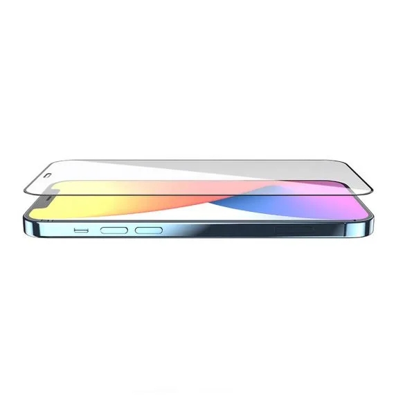 Skärmskydd iPhone 12 Pro Max - 3D Härdat Glas Svart
