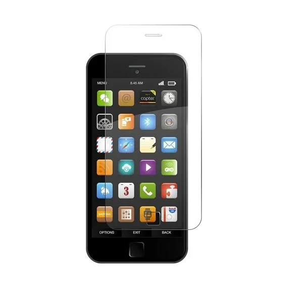 Skärmskydd Copter Exoglass Curved iPhone 7/8 Plus - Vit (5-pack)