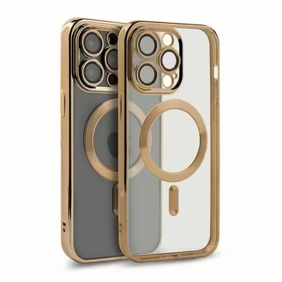 Luxury Mobilskal med Magsafe iPhone 13 Pro Max - Guld