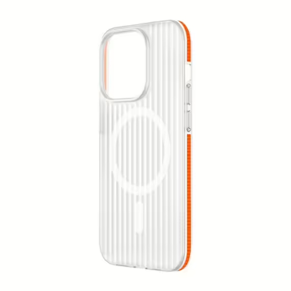 iPhone 13 Pro Max Mobilskal Korrugerad Anti-Halk - Orange
