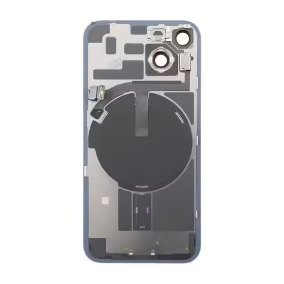 iPhone 14 Baksida Glas Komplett - Blå