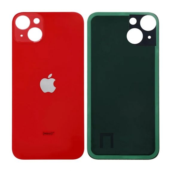 iPhone 14 Baksida Glas - Röd