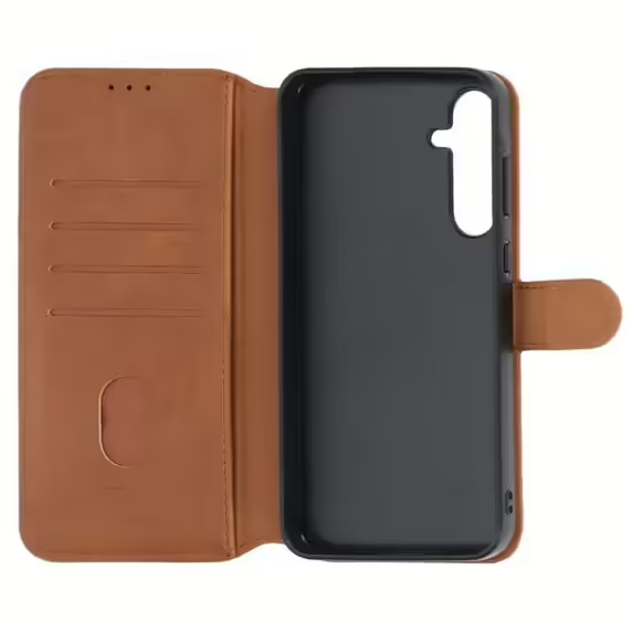 Samsung Galaxy A15 Plånboksfodral Magnet Rvelon - Brun