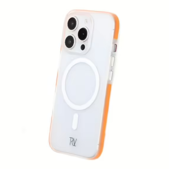 iPhone 16 Pro Mobilskal Korrugerad Magsafe Rvelon - Orange