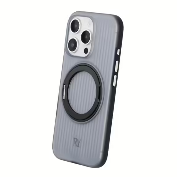 iPhone 16 Pro Max Rvelon Skal Roterande Magnet Stativ - Brons