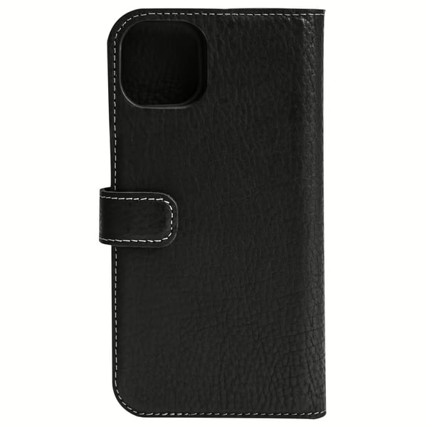 iPhone 13 leather wallet, detachable, Black
