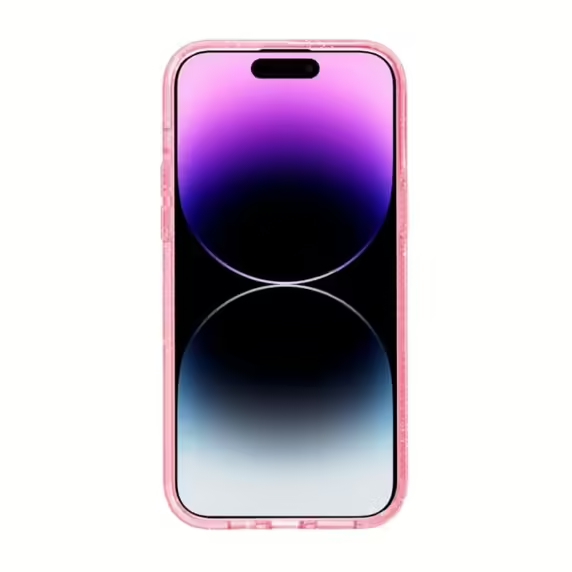 iPhone 15 Pro Mobilskal Glitter Magsafe - Rosa