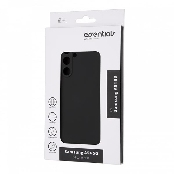 Samsung Galaxy A54 5G silicone back cover, black