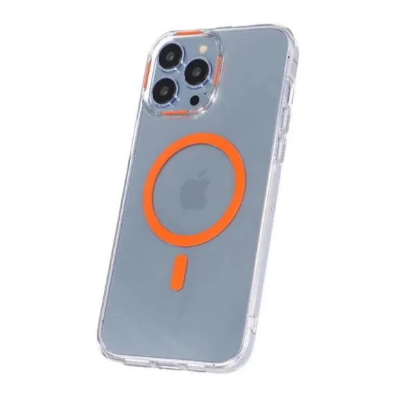 iPhone 14 Pro Max Stöttålig Mobilskal med Magsafe - Orange