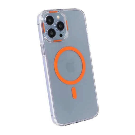 iPhone 14 Pro Max Stöttålig Mobilskal med Magsafe - Orange