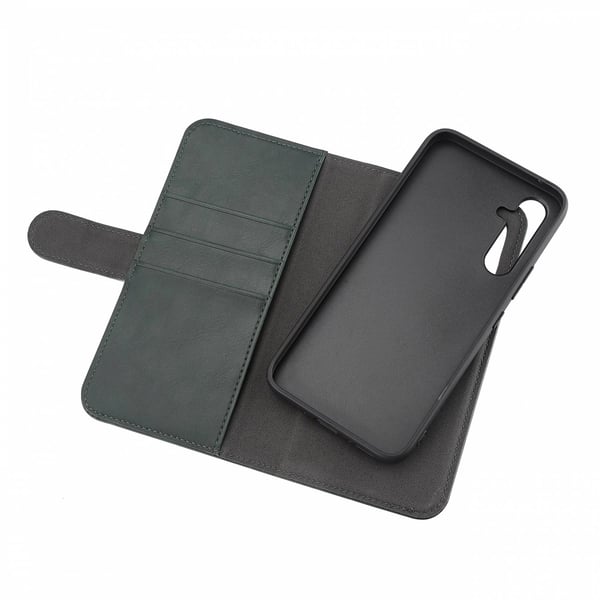 Samsung Galaxy A54 5G PU wallet, detachable, green