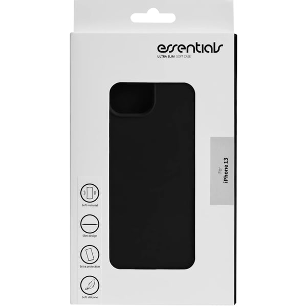 iPhone 13 silicone back cover, Black