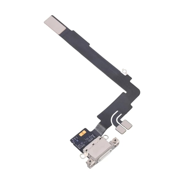 iPhone 16 Pro Laddningskontakt Flexkabel Original Vit