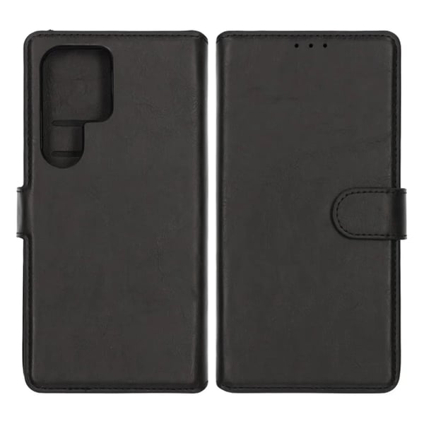 Samsung Galaxy S25 Ultra Plånboksfodral Magent Rvelon - Svart